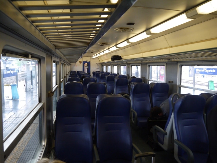 Milan To Genoa Train - 1st lass Carriage