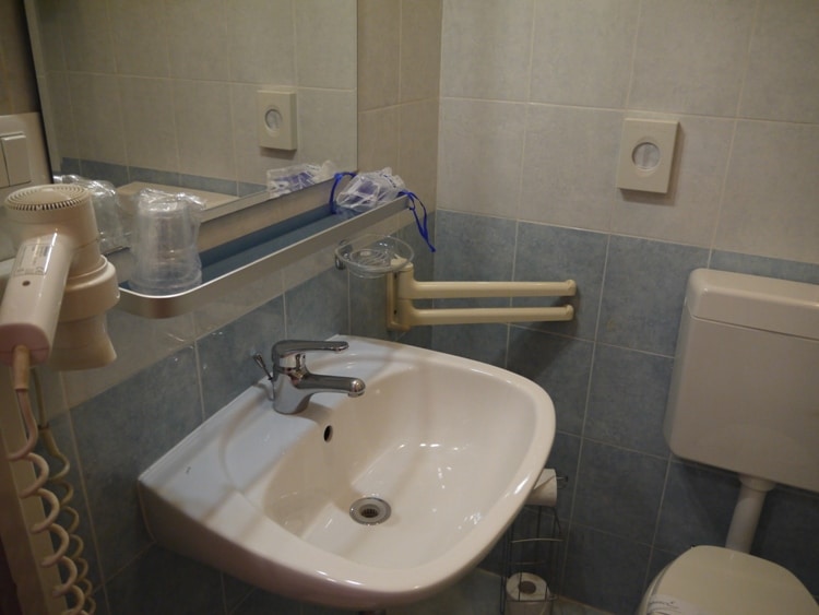 Bathroom At Nuovo Albergo Centro Hotel, Trieste, Italy