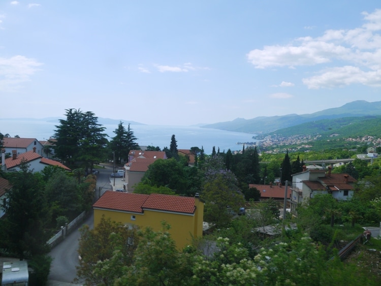 View From Rijeka To Ljubljana Train