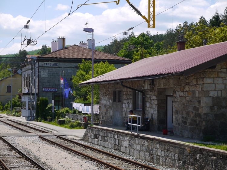 Sapjane Train Station, Croatia