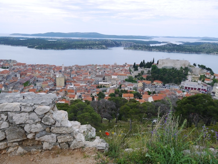 View Of Sibenik From St. John Fortress