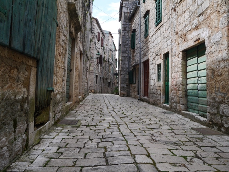 A Quiet Stone Street In Stari Grad, Hvar