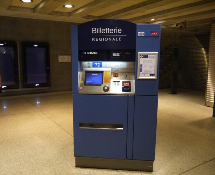 Ticket Machine At Monaco Monte-Carlo Station
