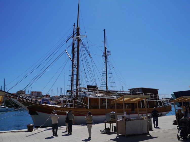 Boats Moored In Trogir