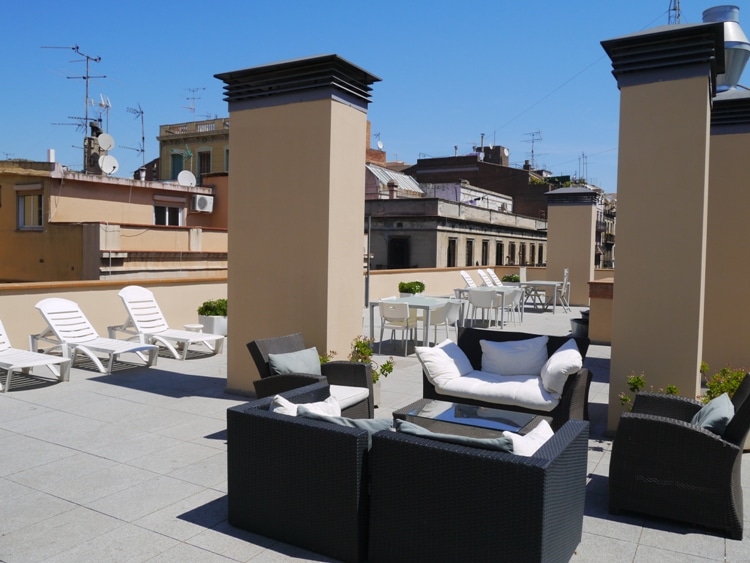 Roof Terrace At Verdi Gracia Apartment, Gracia, Barcelona