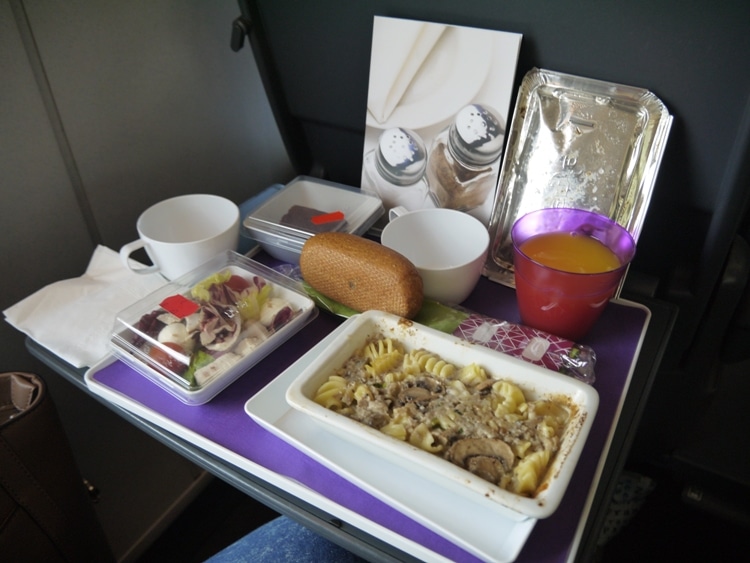 Lunch On Barcelona To Madrid Train