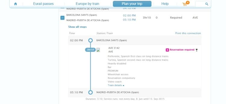 Barcelona To Madrid Train Times