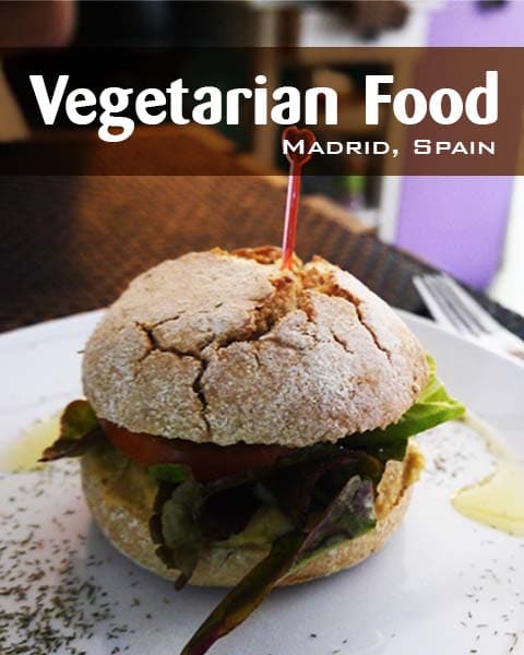 Vegetarian Food In Madrid Spain At Cafe El Mar