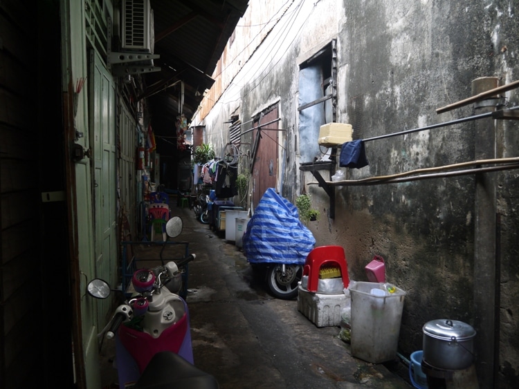 Wooden Houses Around Prince's Cinema, Bangkok