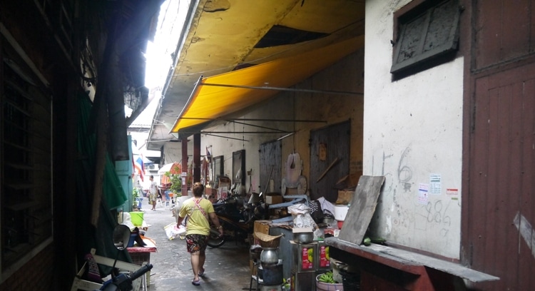 Wooden Houses Around Prince's Cinema, Bangkok