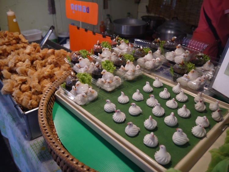 Chicken Snacks At Ko Kret Market, Nonthaburi, Thailand