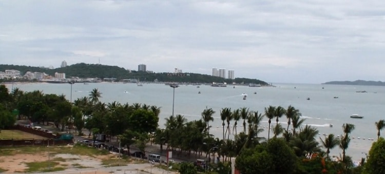 View From Our Room At Pattaya Discovery Beach Hotel