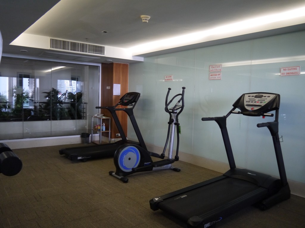 treadmills in the fitness room
