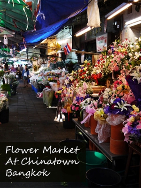 The Flower Market In Bangkok's Chinatown