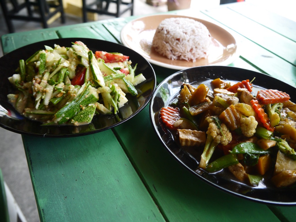 Delicious Vegetarian Food At P&P Coffee, Chiang Mai Delicious Vegetarian Food At P&P Coffee, Chiang Mai