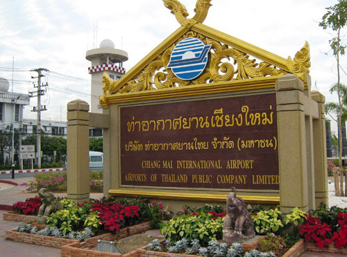 The Chiang Mai Airport in Thailand