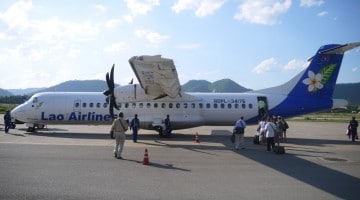 Our Laos Airlines Plane To Hanoi