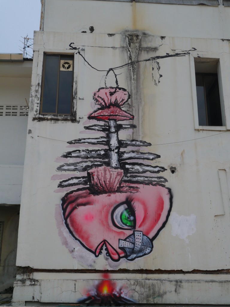 Fish Graffiti In Chiang Mai Fish Graffiti In Chiang Mai
