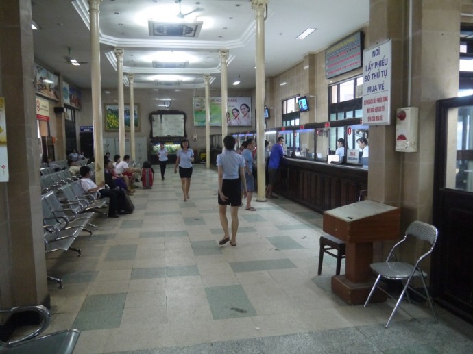 Booking Office At Hanoi Train Station