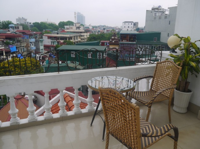 Balcony At Landmark Hanoi Hotel