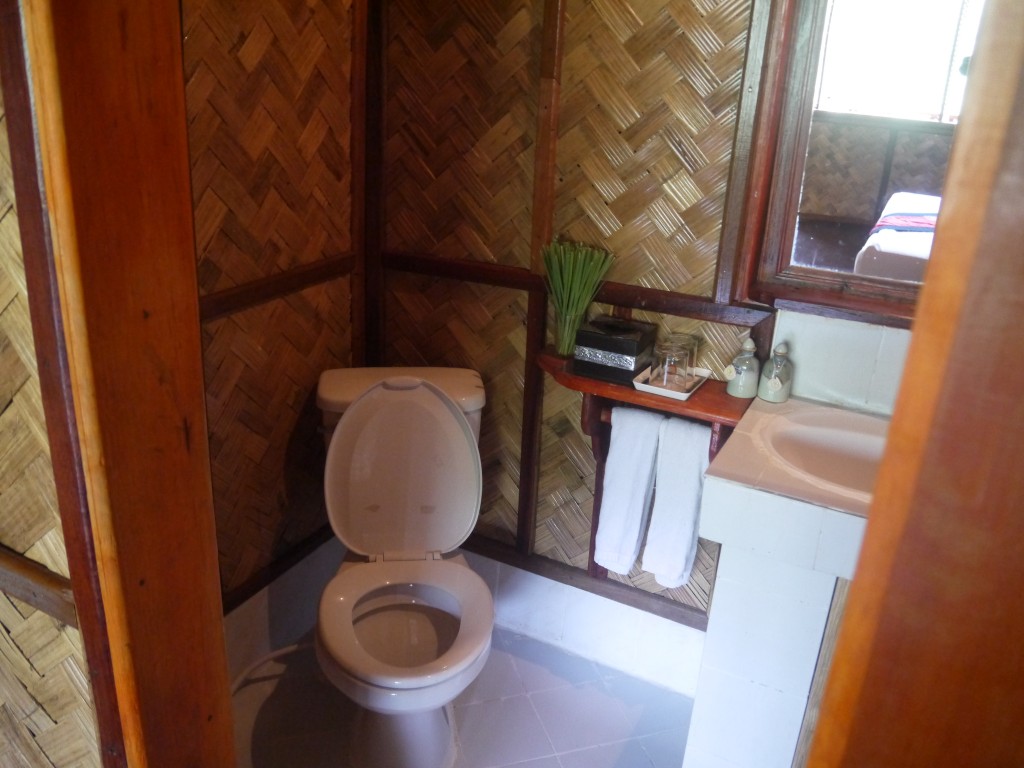 Bathroom At Mekong Riverside Lodge, Pakbeng, Laos