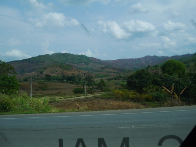 Mountain Views From Chiang Rai Bus
