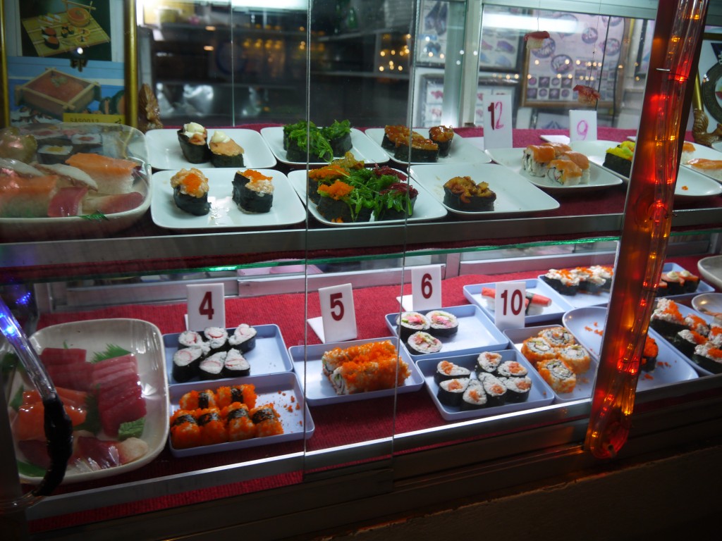 Colorful Sushi at Chiang Rai Night Bazaar Colorful Sushi at Chiang Rai Night Bazaar