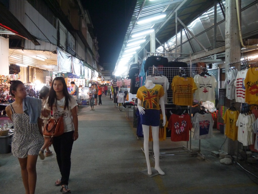 Clothes Section of Chiang Rai Night Bazaar Clothes Section of Chiang Rai Night Bazaar