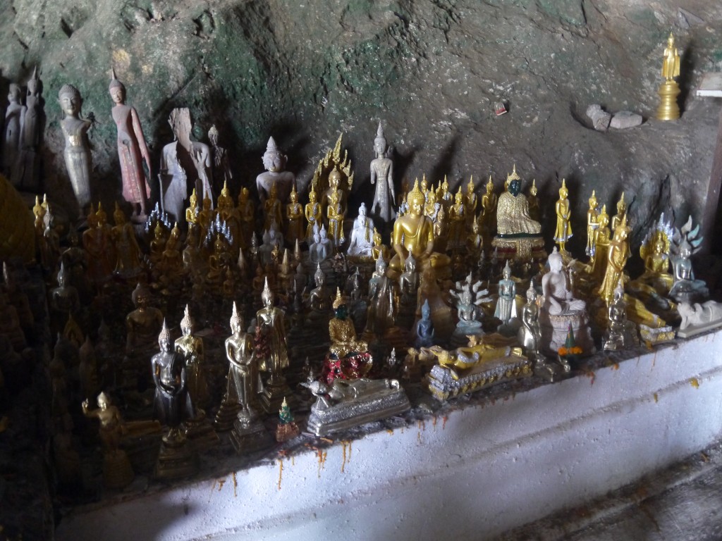 Some More Of The 4,000 Buddha Images At Pak Ou Caves In Laos