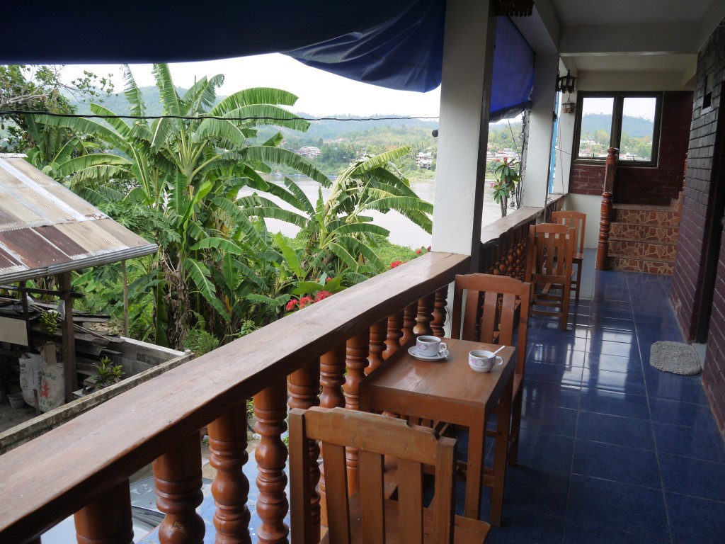 Outdoor Seating At Portside Hotel, Chiang Khong