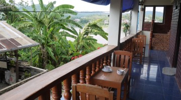 Outdoor Seating At Portside Hotel, Chiang Khong