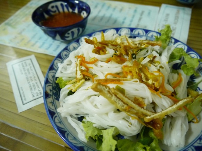 Pho Kho (Noodles) At Quan Chay Thanh Lieu In Hue, Vietnam Pho Kho (Noodles) At Quan Chay Thanh Lieu In Hue, Vietnam