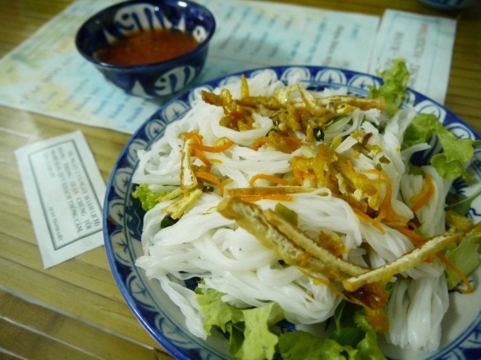 Pho Kho (Noodles) At Quan Chay Thanh Lieu In Hue, Vietnam