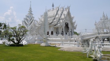 The Magnificent White Temple (Wat Rong Khun) in Chiang Rai