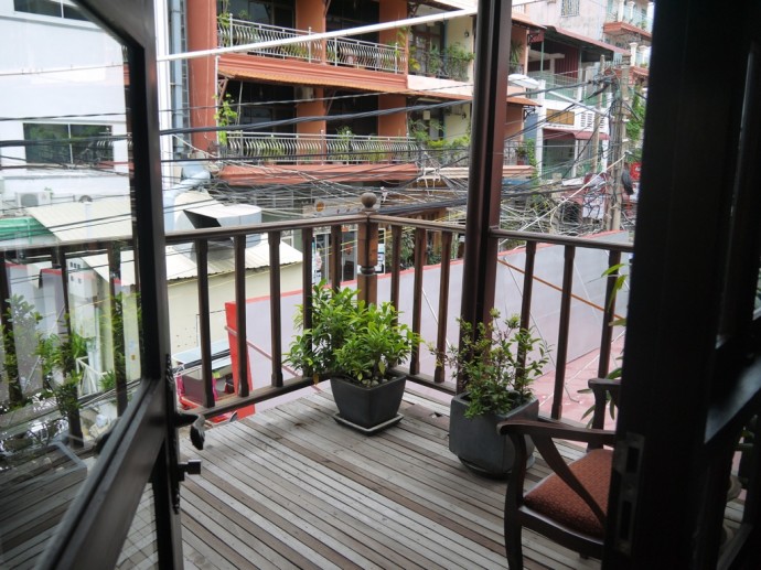 Balcony Overlooking Street 278 In Phnom Penh