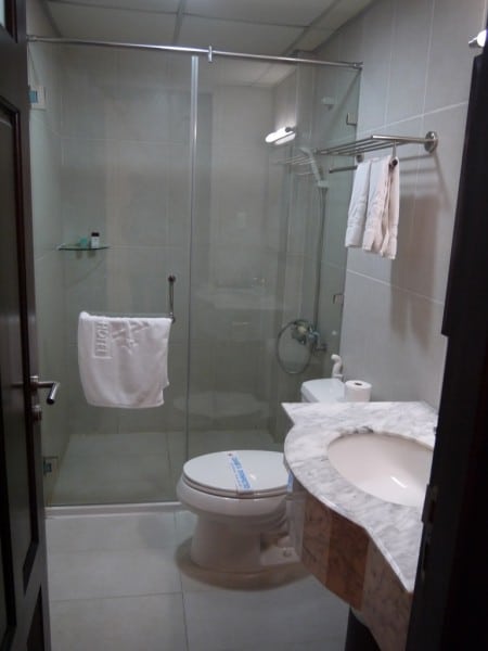 Very Modern Bathroom At Aries Hotel, Ho Chi Minh City Very Modern Bathroom At Aries Hotel, Ho Chi Minh City