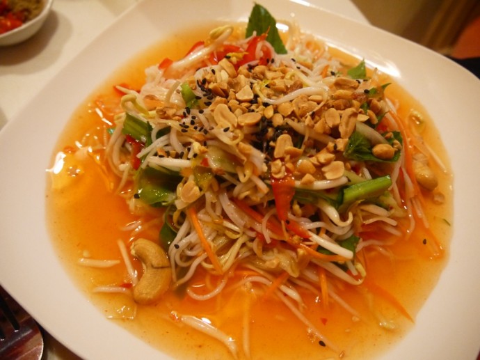 Kampot Rice Noodle Salad With Peanut Sauce