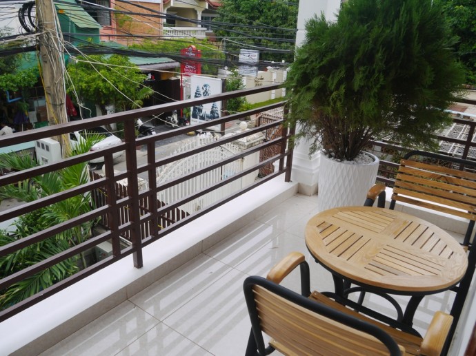 Balcony At Homefeel CS Hotel, Phnom Penh Balcony At Homefeel CS Hotel, Phnom Penh