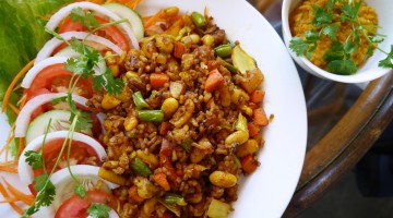 Vegetable Biriyani & Dahl At Karma Waters Vegetarian Restaurant, Hoi An