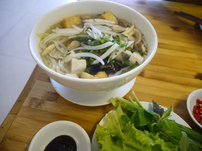 Vegetarian Pho At Quan Chay Yeu Thuong