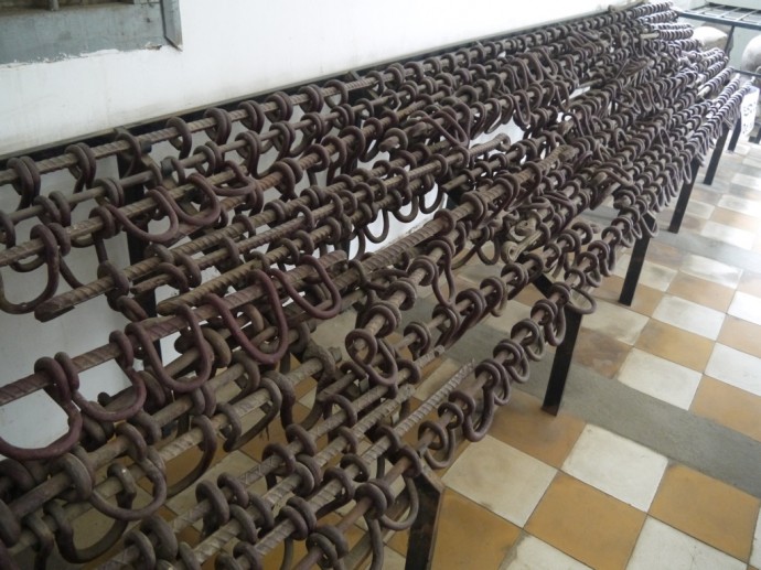 Foot Shackles That Were Used To Restrain The Prisoners