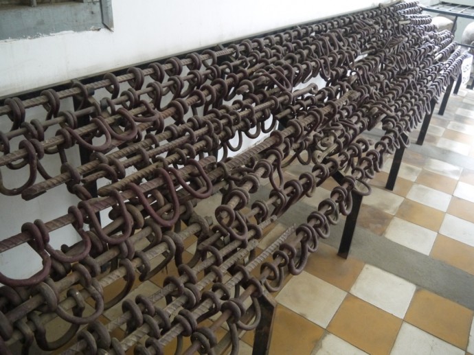 Foot Shackles That Were Used To Restrain The Prisoners Foot Shackles That Were Used To Restrain The Prisoners