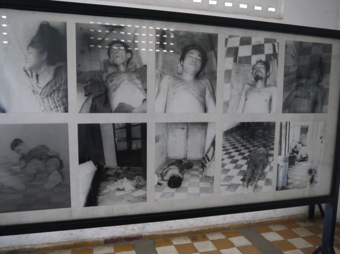 Torture Images At Genocide Museum