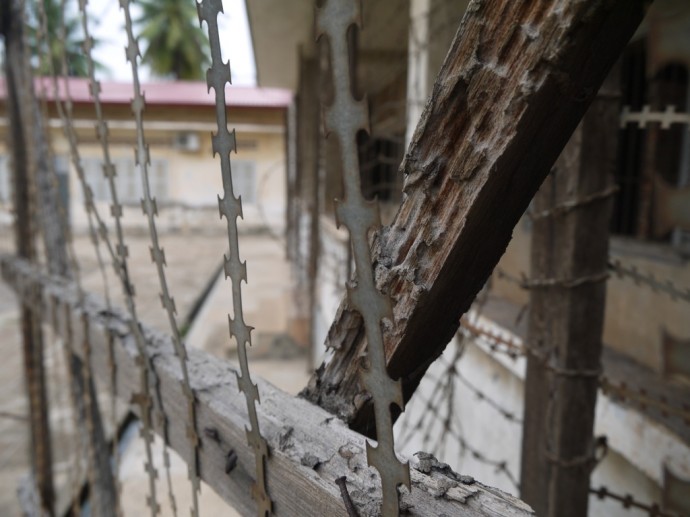 Barbed Wire Fence At S-21