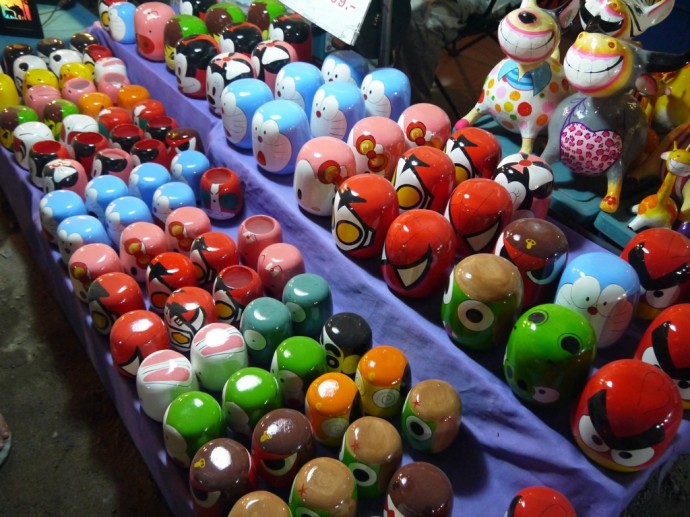 Thai Matryoshka Dolls At Chiang Mai Sunday Night Market