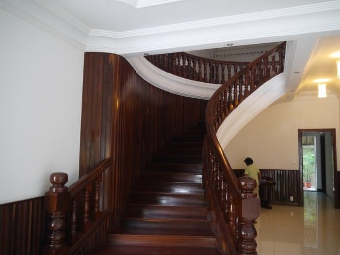 Sweeping Staircase At J Villa, Phnom Penh Sweeping Staircase At J Villa, Phnom Penh
