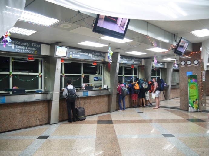 KL Sentral Train Booking Counters