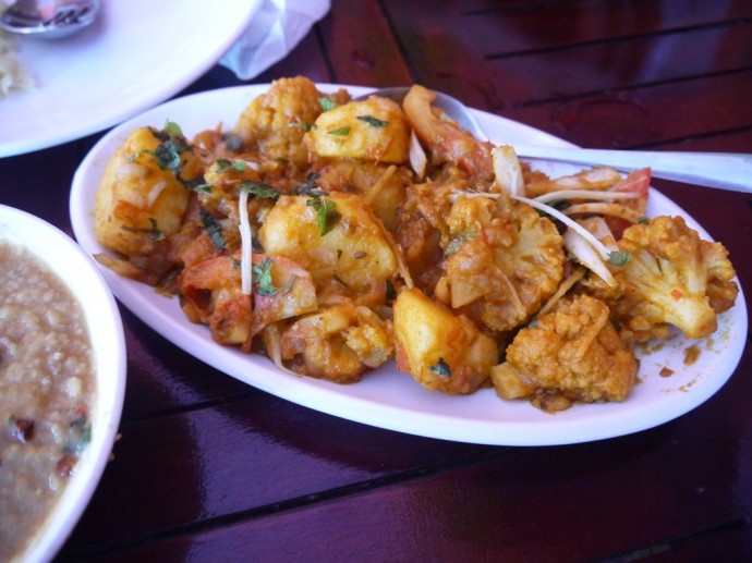 Aloo Gobi At Maharajah Indian Restaurant, Siem Reap Aloo Gobi At Maharajah Indian Restaurant, Siem Reap