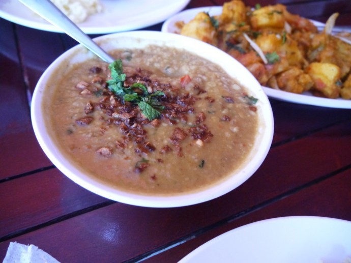 Garlic Dal At Maharajah Indian Restaurant, Siem Reap