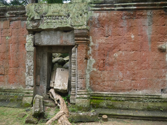 Blocked Doorway At Ta Prohm